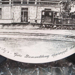 Декоративная тарелка «GARE DOMMELDANGE, 1884»