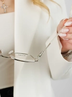 Оправа для очков для зрения женская металлическая