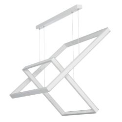 Citilux Дуэт CL719K210 LED Люстра подвесная с пультом Белая