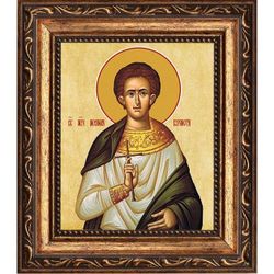 Михаил Вурлиот мученик. Икона на холсте.