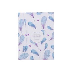 Книга-палитра для выкрасок Перья, 80 типс