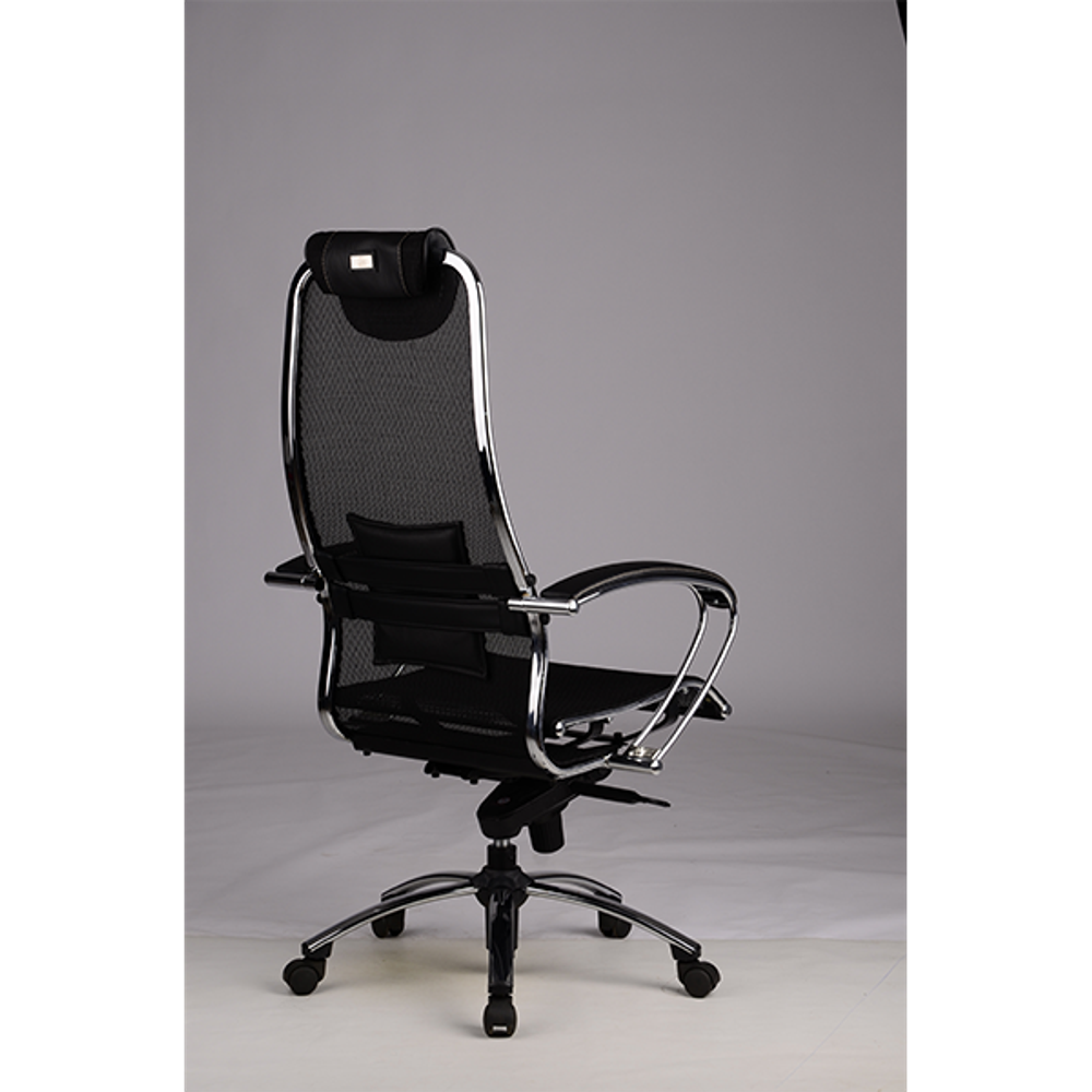 Эргономичное офисное кресло "SAMURAI S1" (черная сетка), Метта, г.Уфа