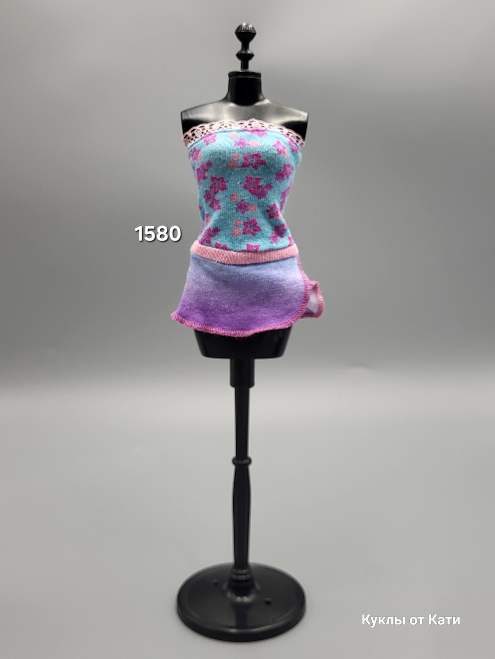 Одежда для куклы Барби винтаж платье 1580