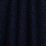 Костюмная ткань из шерсти с эластаном с леопардовыми пятнами в тёмно-синем цвете