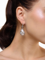 Серьги "Spider Pearl" Silver