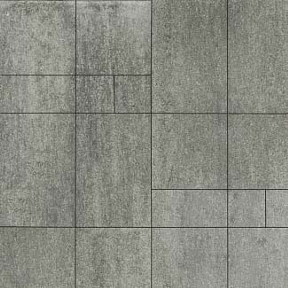 Тротуарная плитка ГРАНДО - Искусственный камень Шунгит, комплект из 4 видов плит