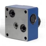 2FRM10-2X/50LB - Регулятор расхода Ду10 для монтажа на плиту, номинальный расход 50 л/мин, регулировка компенсатора - В = есть