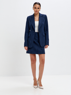 Юбка Пикси из фактурного денима