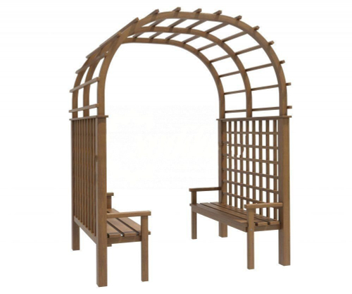Пергола-шпалера со скамейками «Руза»