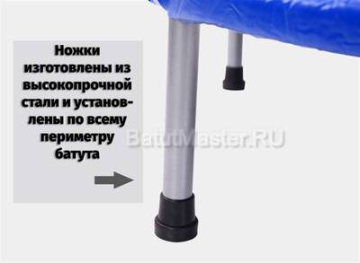 Каркасный батут, диаметр 3,3 фт, синий