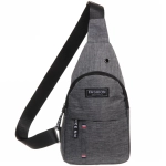 Сумка - мессенджер «Element - hit», цвет серый, одно отделение и карман, 30*17*5см