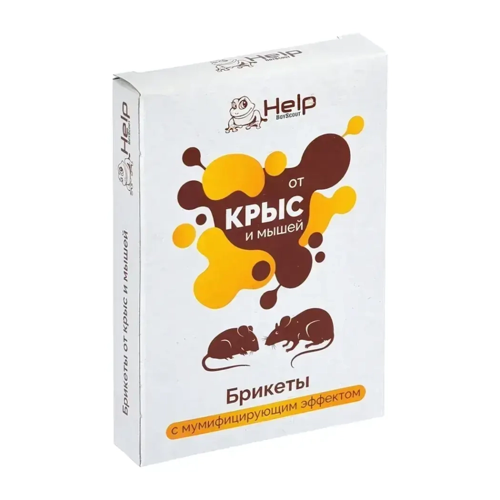 Брикеты для уничтожения КРЫС и МЫШЕЙ 50 г