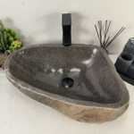 Раковина из речного камня RS-65039 54*38*15 0857