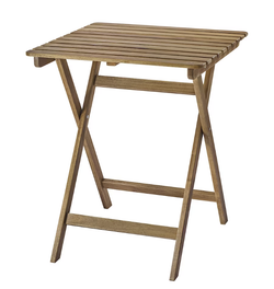АСКХОЛЬМЕН ASKHOLMEN Стол складной 60x62 см, коричневый