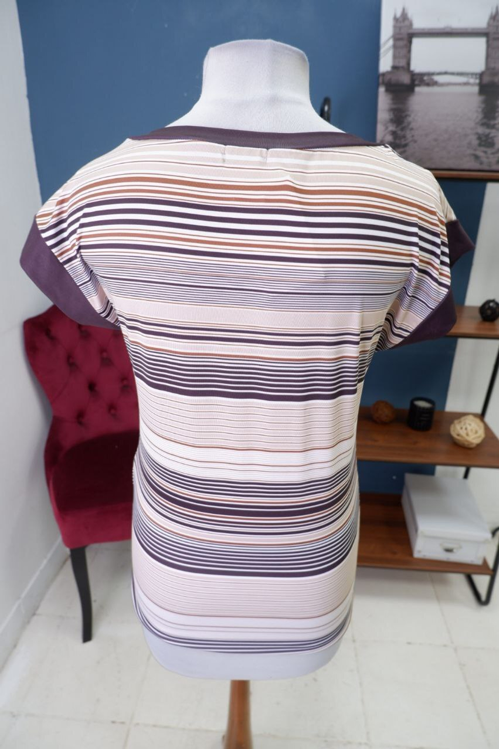 Блузка  O'stin в полоску 44 размер