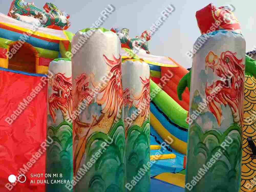 Коммерческий надувной батут "Фестиваль Драконов"
