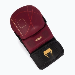 Спарринговые перчатки Venum Tactical XT чёрно-бордовые