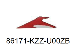 86171-KZZ-U00ZB. STRIPE, R. FUEL TANK *TYPE2* (TYPE2 ) *. Honda CRF250Rally sticker