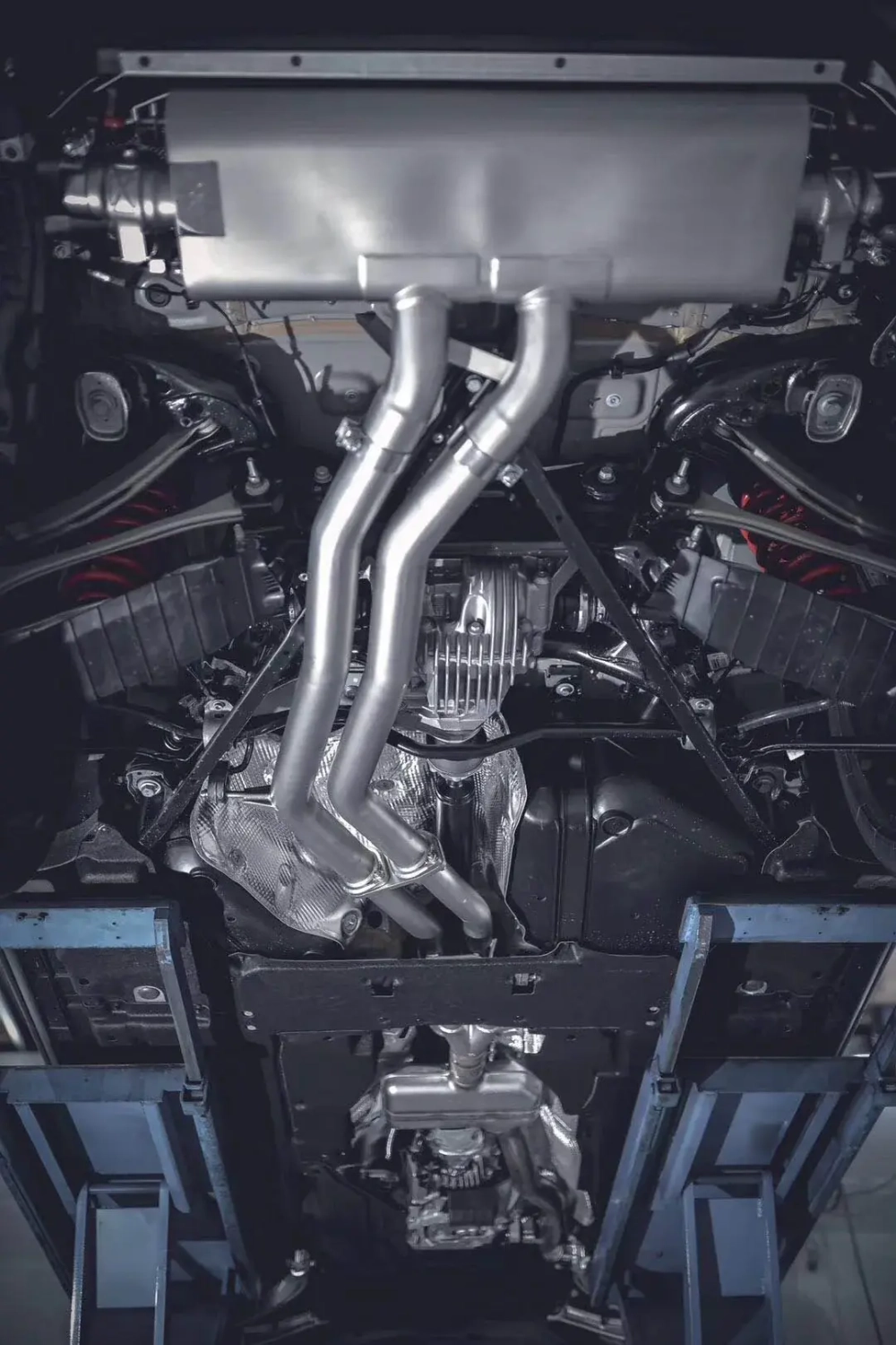 Спортивная выхлопная система с дистанционно управляемыми заслонками для Porsche Cayenne Coupe 9YB 3.0T 2019+ Порше Каен