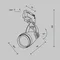 Трековый светильник Technical TR001-1-GU10-B