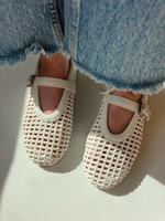 Балетки из натуральной кожи LAURA