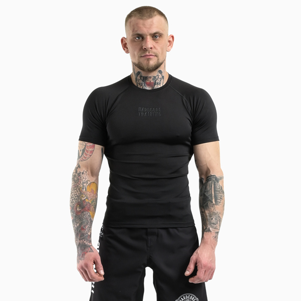 Рашгард Hardcore Training Black Shadow 3D