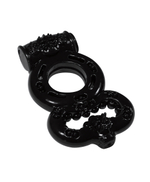 Эрекционное кольцо Rings Treadle black 0114-62Lola