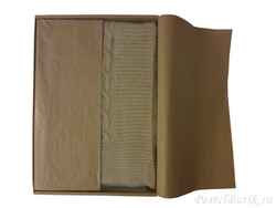 Плед 140х180 Treccia от CO.BI. серый Италия