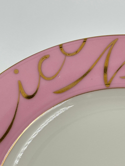 Тарелка розовая 16,5см Nina Ricci by Sango