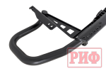 Бампер силовой задний Toyota Land Cruiser Prado 150 c квадратом под фаркоп РИФ