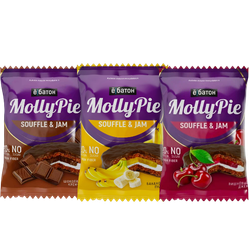 Ёбатон Molly Pie Souffle and Jam 50 г , Печенье