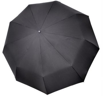 Мужской зонт Три Слона Черный - Полный автомат 700