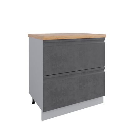 Кухня Модуль СКБ 800 Скала Бетон темный