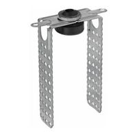 Подвес прямой антивибрационный для ПП 60х27 мм Кнауф