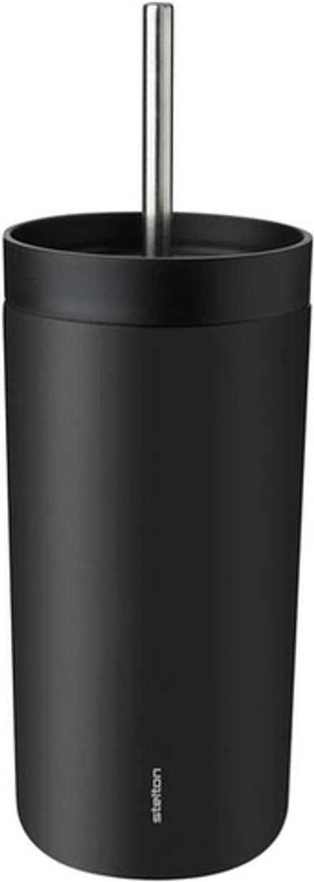 Термокружка Stelton, To-Go Sip, 400 мл, нержавеющая сталь, чёрная