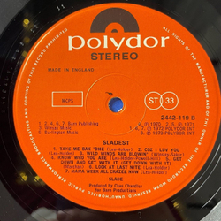 Винтажная виниловая пластинка LP Slade Sladest (UK 1973) Coz I Luv You