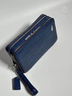 Клатч Zilli из кожи крокодила