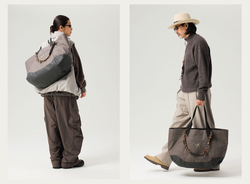 Сумка Nothomme Blue Minimalist Structured Tote Bag Urban Commuter Outdoor Sports Seam Sealing Waterproof Firm Large-Capacity Tote Bag