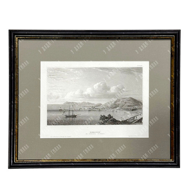 Керчь. Гравюра на стали. Хильдбургхаузен, Германия. Сер. XIX века.