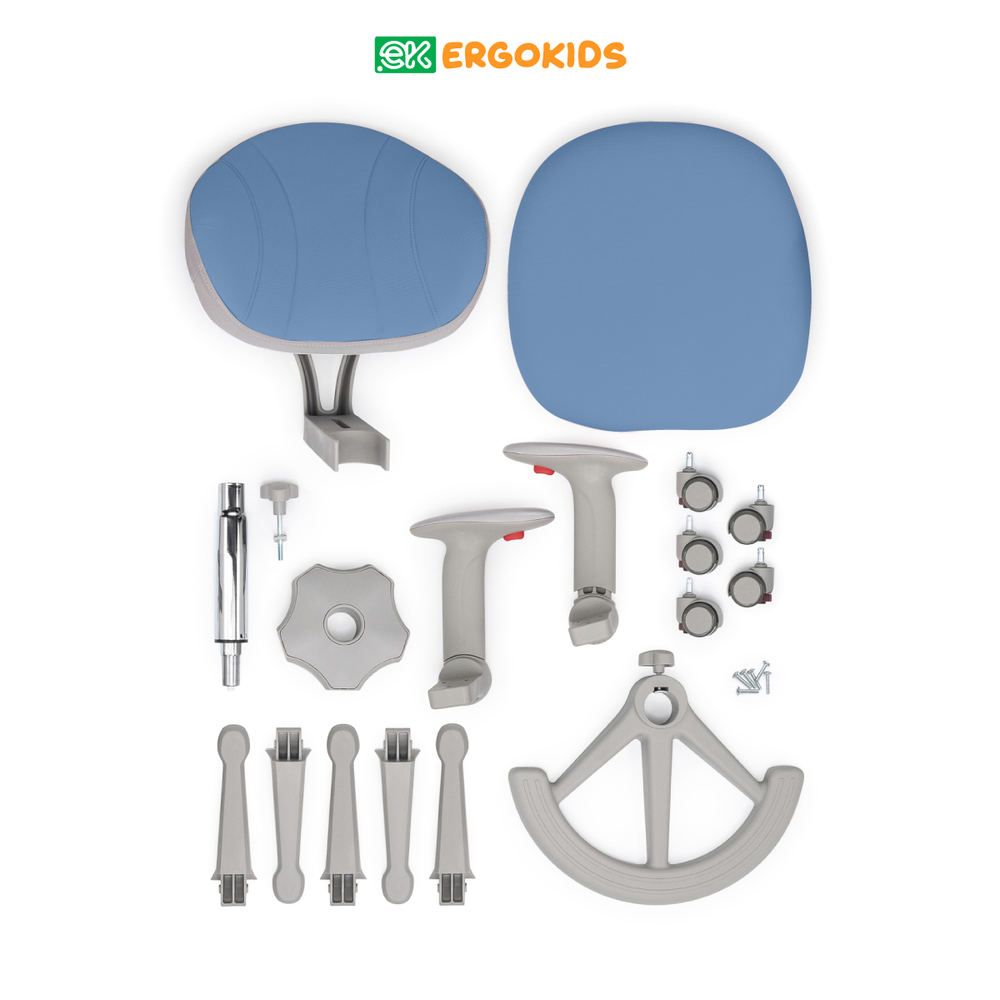 Стул для школьника Ergokids Mio c подлокотниками