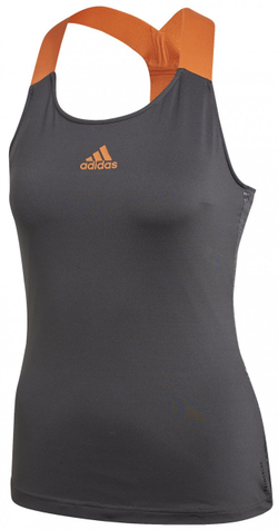 Женский топ теннисный Adidas Y-Tank Primeblue Tank Top Women - серый