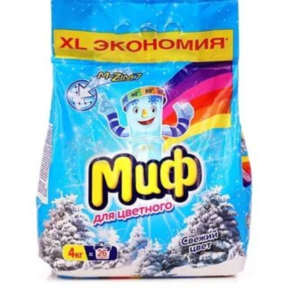 МИФ Авт 3в1 СМС порошок Cвежий цвет 4кг
