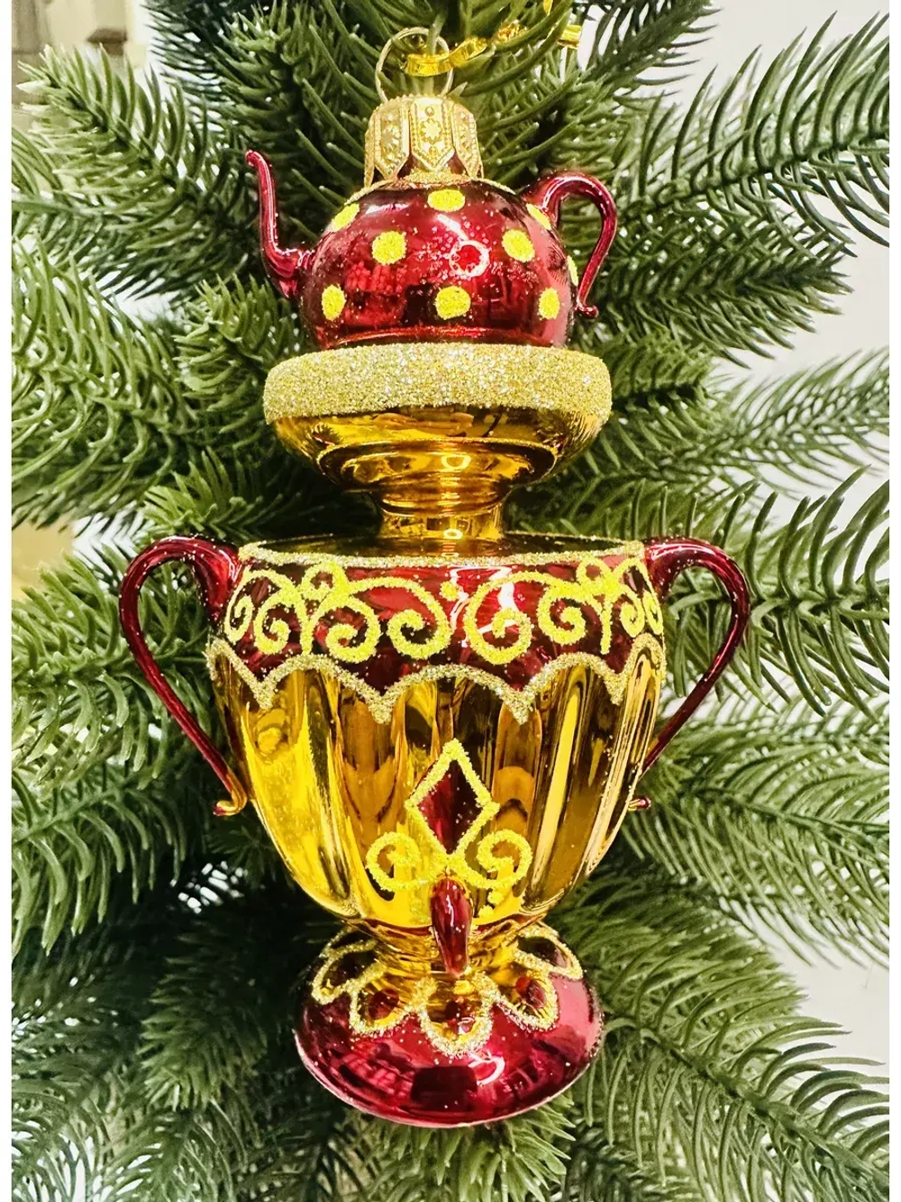 Елочное украшение-Самоварчик