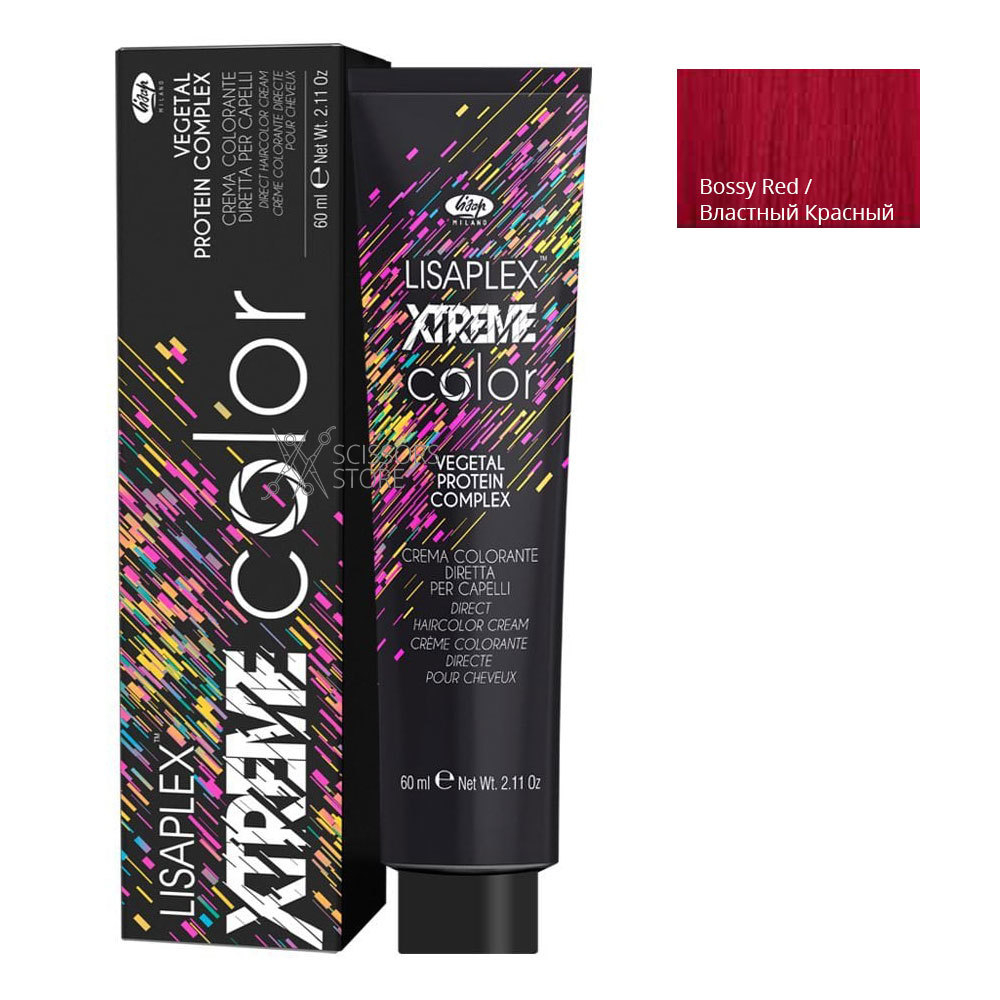 Lisaplex Xtreme Color | Bossy Red - Властный Красный 60мл