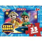 Пазл 35эл. "Суперщенки в космосе" коробка 4630395043120 (Умные игры)