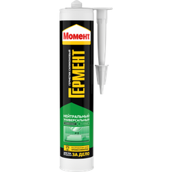 Герметик Момент 3000271 Гермент силиконовый нейтральный универсальный прозрачный 280 мл | Момент