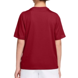Детская теннисная футболка Nike Boys Dri-Fit Multi Short Sleeve - tough red/white