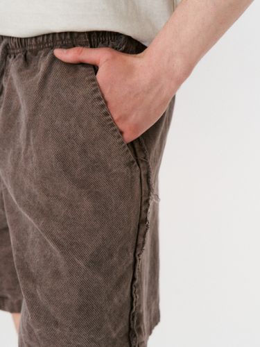 Коричневые шорты из денима NORMIE NEW