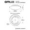 Настенный светильник Citilux Ива CL918009