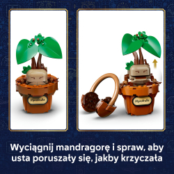 Конструктор LEGO Harry Potter 76474 Растения с урока Травологии в Хогвартсе — фото 3